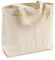 Canvas Tote Bag - Small, 11 1/2" x 13 1/2" x 2", with Pockets